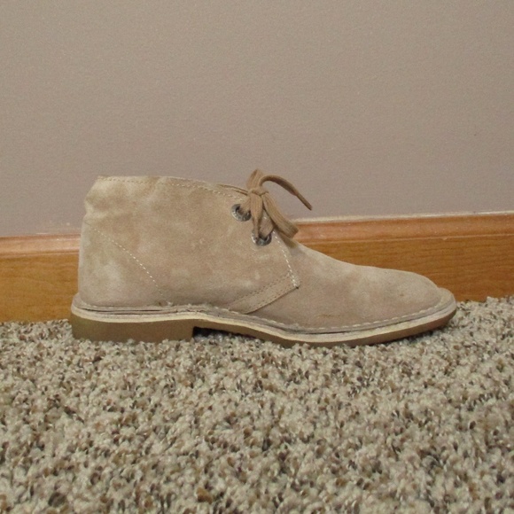 Bata Safari Chukka Boots‎ Suede Leather Men's 5 Tan Lace Up - Picture 9 of 16